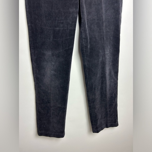 J.McLaughlin Corduroy soft Pants Straight Dark Brown Classic Old Money Pants 12 - Picture 4 of 11